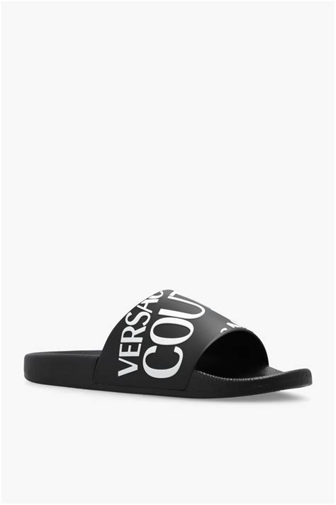 versace jeans couture shoes mens|Versace Jeans Couture slides.